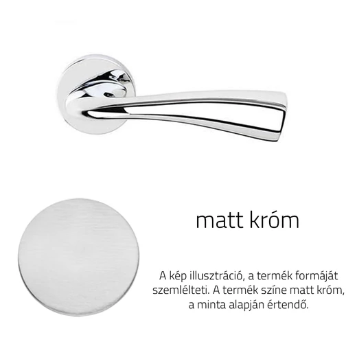 DND Fluó körrozettás kilincsgarnitúra