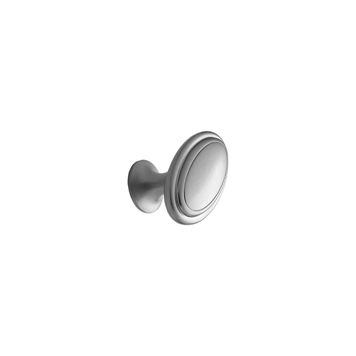 Furnipart Oval inox hatású bútorgomb 514960060-66