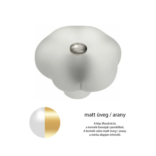 Glass Design DAISY bútorfogantyú