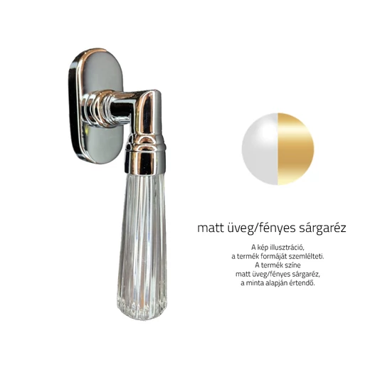 Glass Design ELKA Rigata DK ablakkilincs