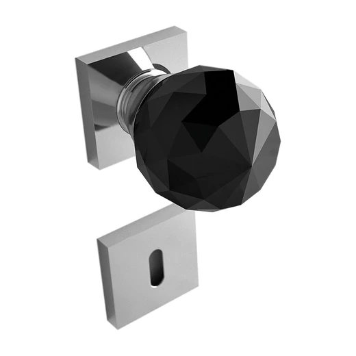 Glass Design GEO50 Home négyzetrozettás gomb kilincsgarnitúra