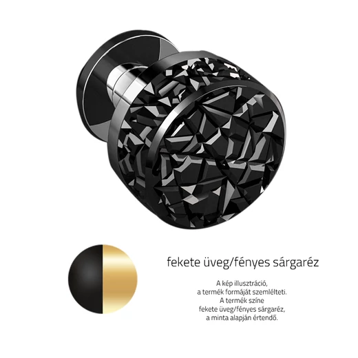 Glass Design Mirage Pull XL körrozettás fix ajtógomb