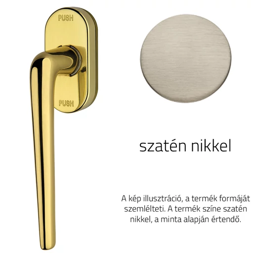 Linea Cali Brixia ablakfélkilincs Smart Block rendszerrel