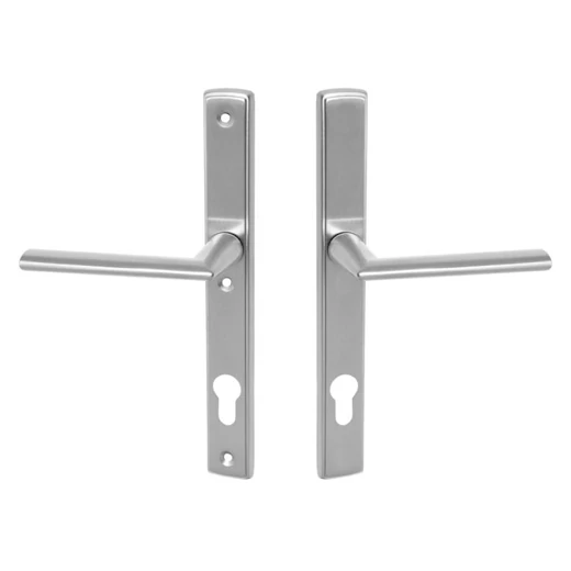 Maestro Mantova biztonsági bejárati ajtó kilincsgarnitúra matt króm kilincs kilincs