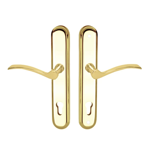 Maestro Marco Universal biztonsági bejárati ajtó kilincsgarnitúra réz