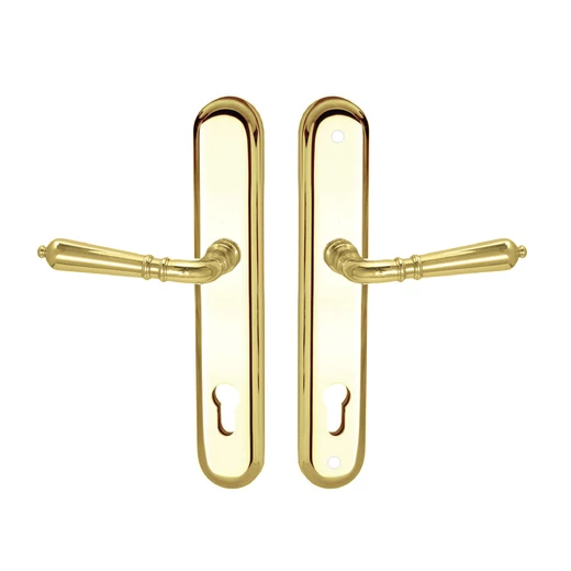 Maestro Valentina Universal biztonsági bejárati ajtó kilincsgarnitúra réz