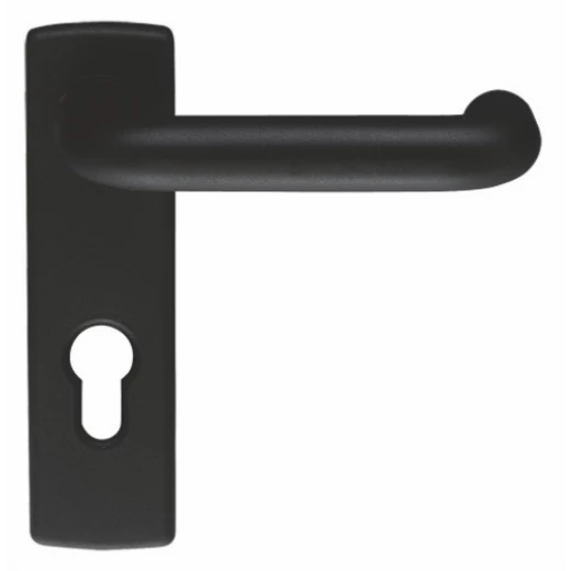 Maestro Ursula fekete rövidcímes kilincsgarnitúra 72 PZ