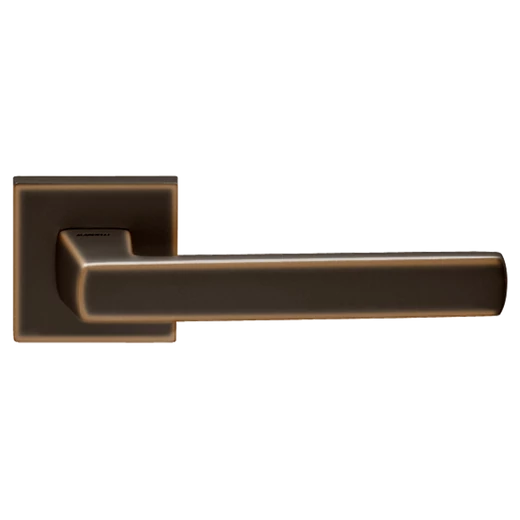 Mandelli Fan imperial bronz négyzetrozettás kilincsgarnitúra