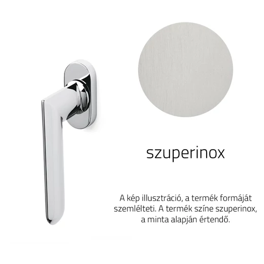 Olivari Alexandra szuperinox ablakfélkilincs