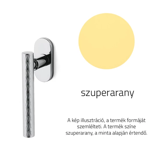 Olivari Atena Panier szuperarany ablakfélkilincs