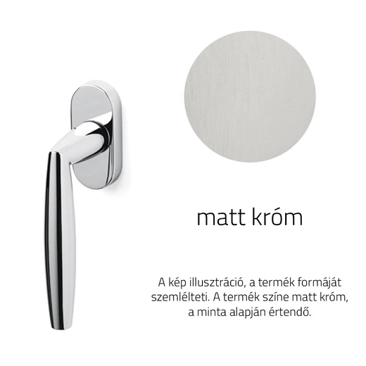 Olivari Aurelia matt króm ablakfélkilincs