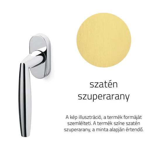 Olivari Aurelia szatén szuperarany ablakfélkilincs