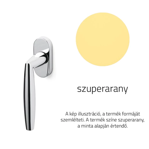 Olivari Aurelia szuperarany ablakfélkilincs