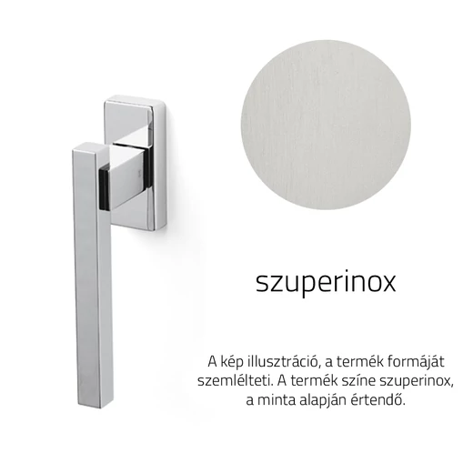 Olivari Bios szuperinox ablakfélkilincs
