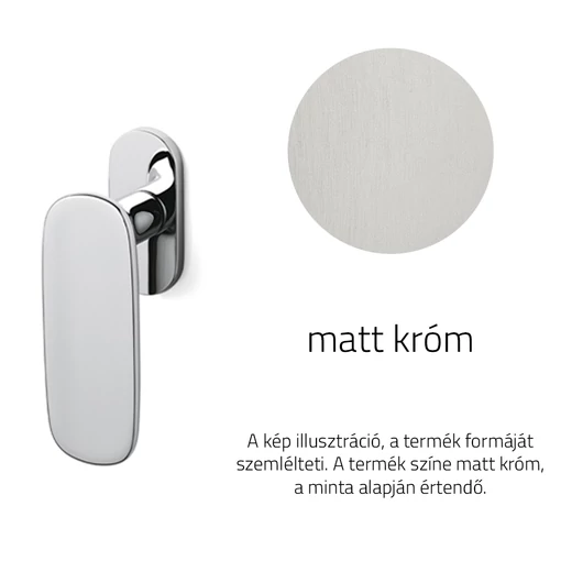 Olivari Conca matt króm ablakfélkilincs
