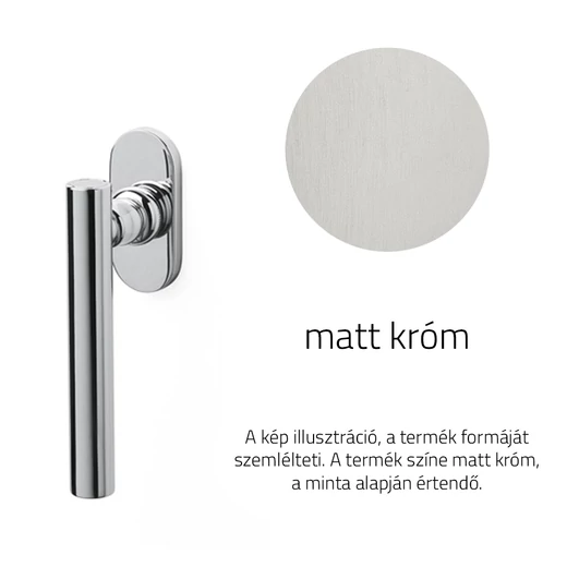 Olivari Dolce Vita matt króm ablakfélkilincs