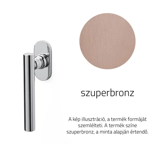 Olivari Dolce Vita szuperbronz ablakfélkilincs