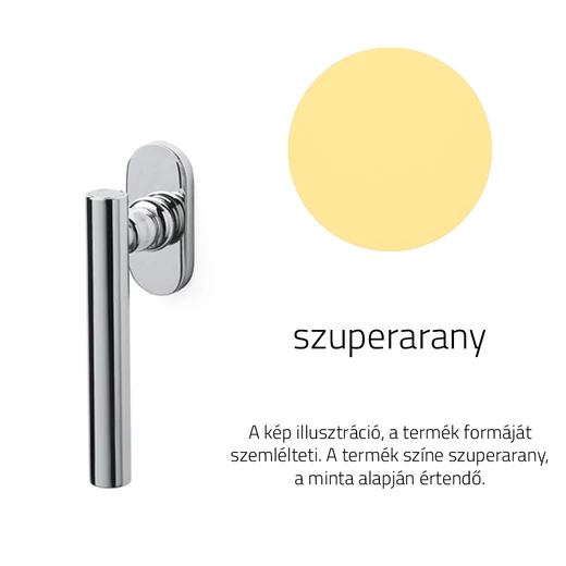 Olivari Dolce Vita szuperarany ablakfélkilincs