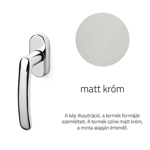 Olivari Emilia matt króm ablakfélkilincs