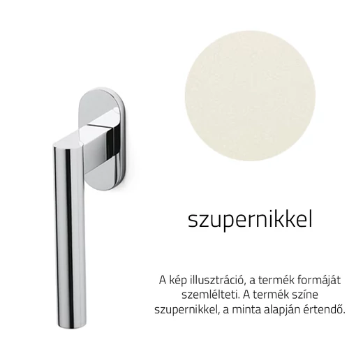 Olivari Euclide fényes szupernikkel ablakfélkilincs