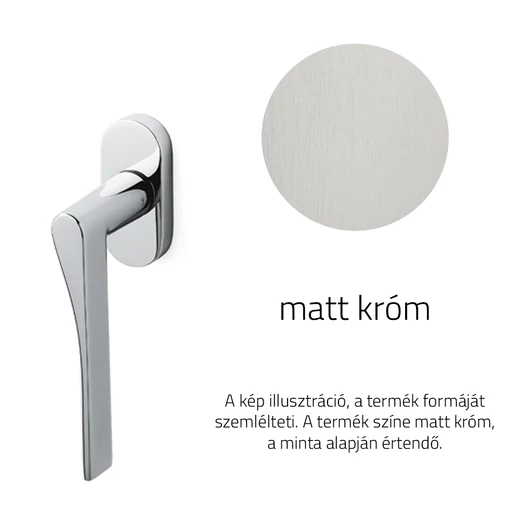 Olivari Fin matt króm ablakfélkilincs