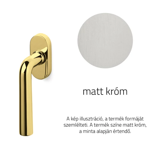 Olivari Garda matt króm ablakfélkilincs