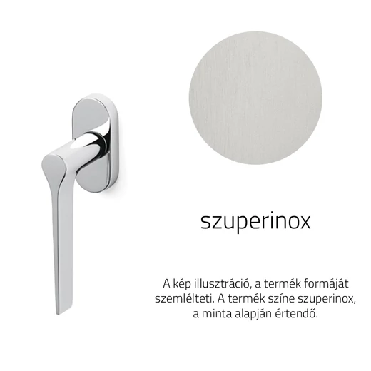 Olivari Lama szuperinox ablakfélkilincs