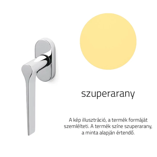 Olivari Lama szuperarany ablakfélkilincs