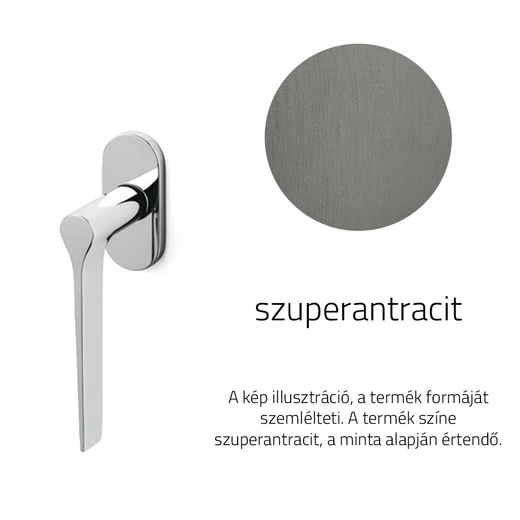 Olivari Lama L szuperantracit ablakfélkilincs