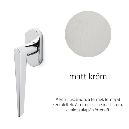 Olivari Nina matt króm ablakfélkilincs