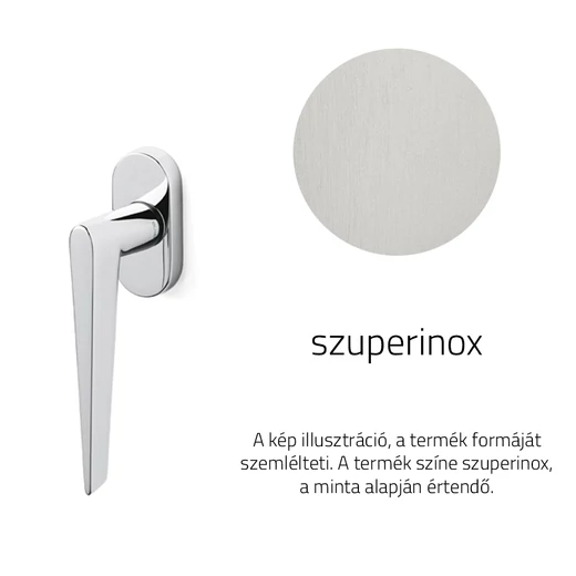 Olivari Nina szuperinox ablakfélkilincs
