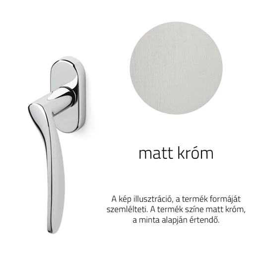 Olivari Novella ablakfélkilincs matt króm
