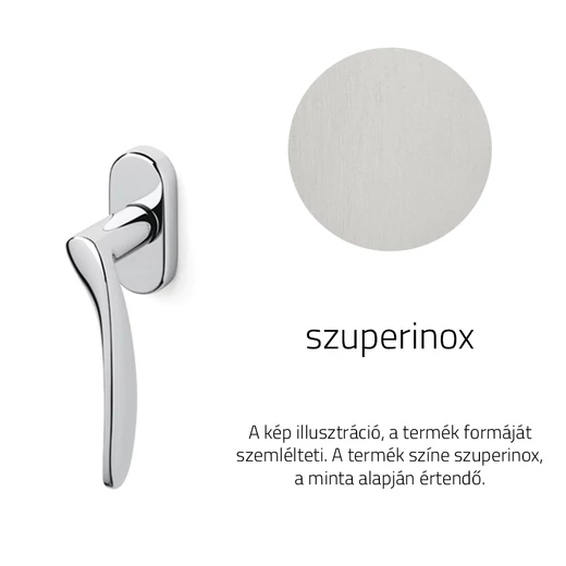 Olivari Novella szuperinox ablakfélkilincs