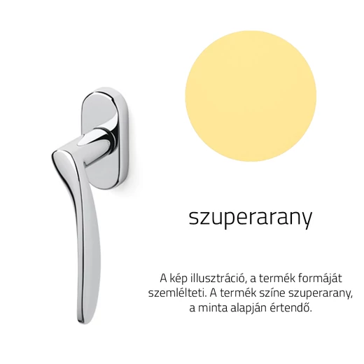 Olivari Novella ablakfélkilincs szuperarany fényes