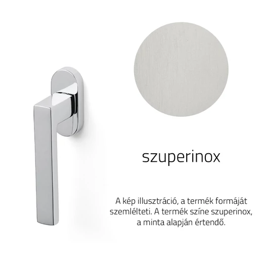 Olivari Planet szuperinox ablakfélkilincs