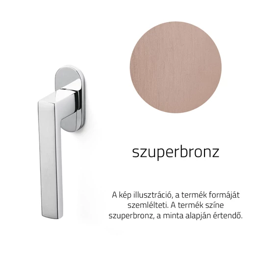 Olivari Planet Bassa szuperbronz ablakfélkilincs