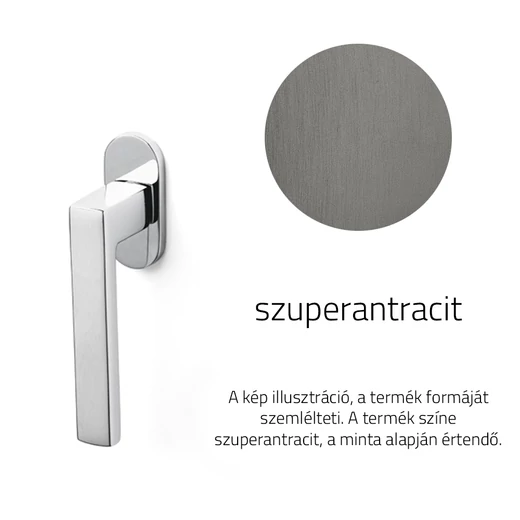 Olivari Planet Bassa szuperantracit ablakfélkilincs