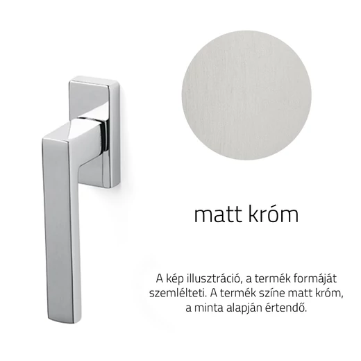 Olivari Planet Q matt króm ablakfélkilincs