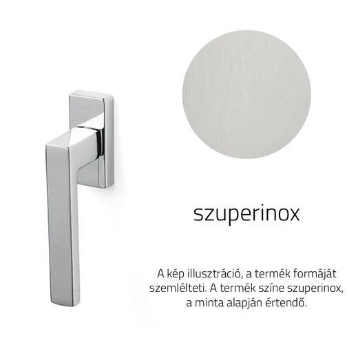 Olivari Planet Q szuperinox ablakfélkilincs