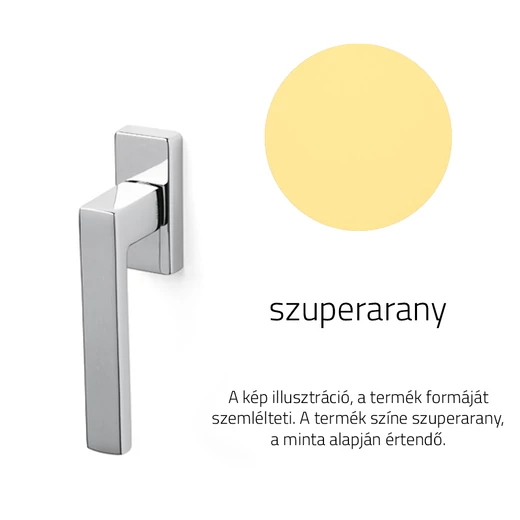Olivari Planet Q szuperarany ablakfélkilincs