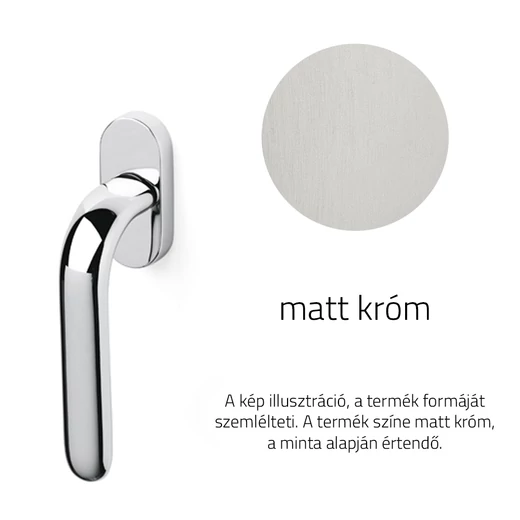 Olivari Polo matt króm ablakfélkilincs