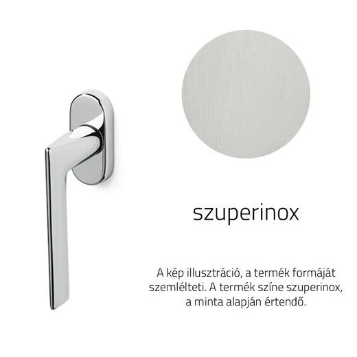 Olivari Tecno szuperinox ablakfélkilincs