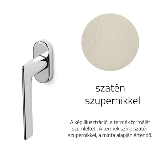 Olivari Tecno szatén szupernikkel ablakfélkilincs