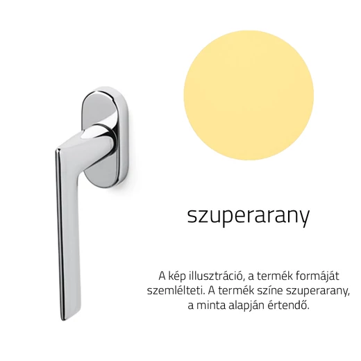 Olivari Tecno szuperarany ablakfélkilincs