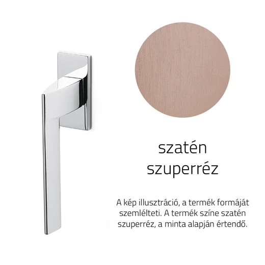 Olivari Trend szatén szuperréz ablakfélkilincs