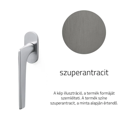 Olivari Twist szuperantracit ablakfélkilincs