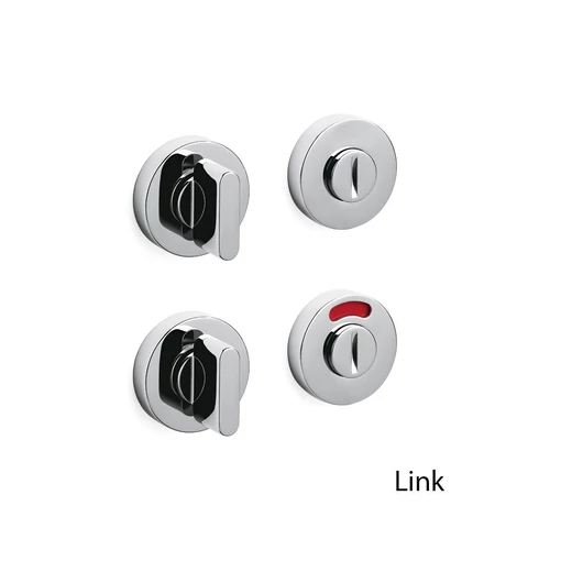 Olivari Link fényes króm WC alsó körrozetta H200V6