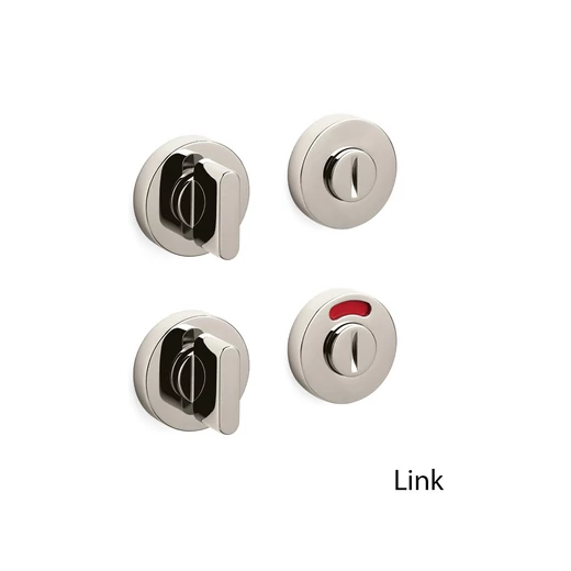 Olivari Link fényes szupernikkel WC alsó körrozetta H200V6