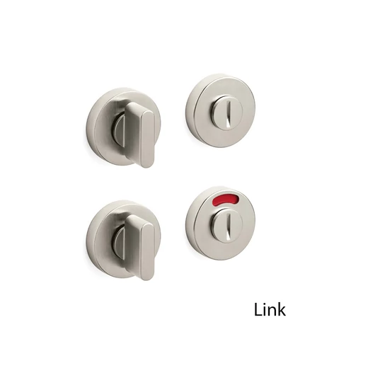 Olivari Link szatén szupernikkel WC alsó körrozetta H200V6