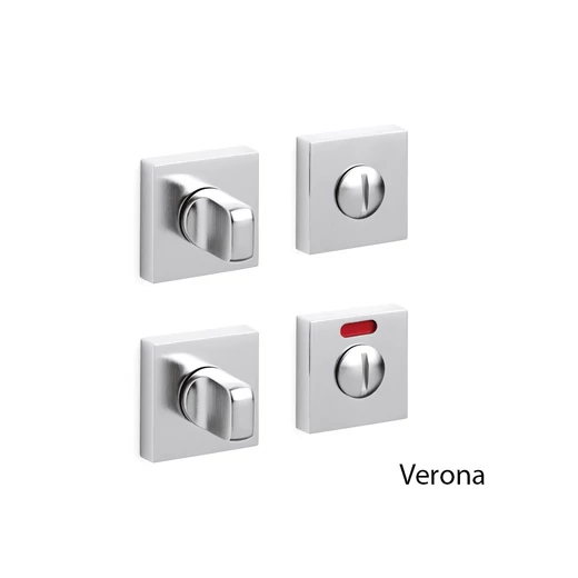 Olivari Verona Q szuperinox WC négyzetrozetta